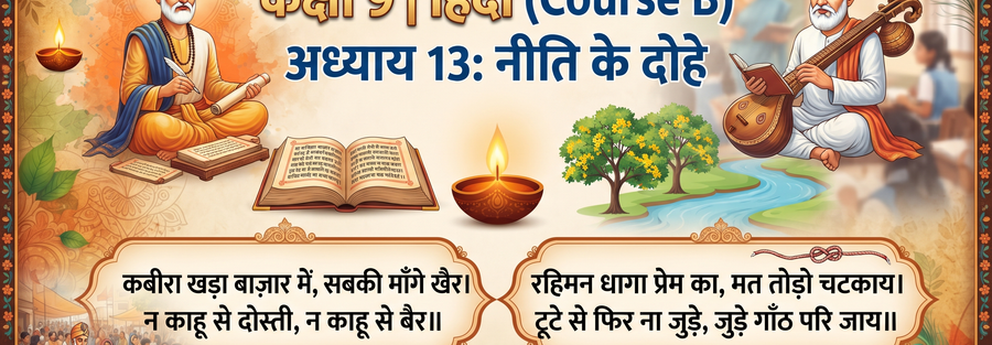 Class 9 Hindi Chapter 13 नीति के दोहे