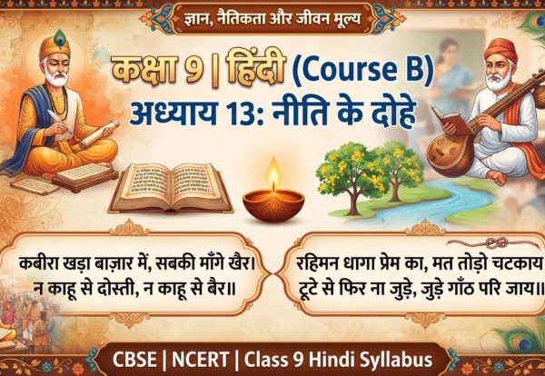 Class 9 Hindi Chapter 13 नीति के दोहे