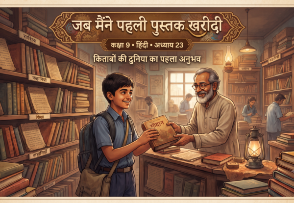 Class 9 Hindi Chapter 23 जब मैंने पहली पुस्तक खरीदी
