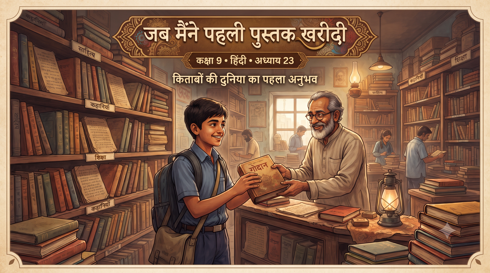 Class 9 Hindi Chapter 23 जब मैंने पहली पुस्तक खरीदी
