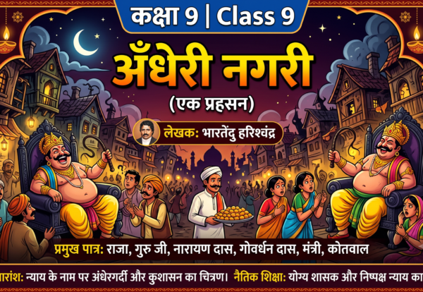 Class 9 Hindi Chapter 18 अँधेरी नगरी